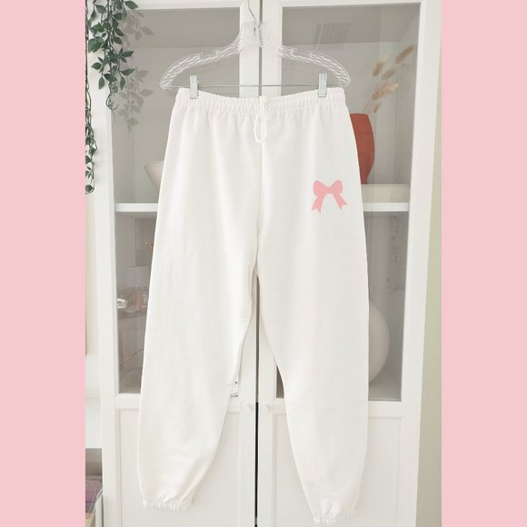 Pink Bow Sweatpants - Picture 6 of 8